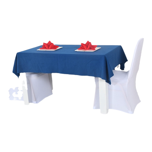 纯色双层复合台呢会议桌布绒布签到展会活动桌套墨绿色酒店桌布