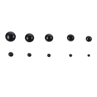 平底眼睛娃娃配件儿童手工diy立体眼球毛绒针织玩偶鼻子眼珠配饰