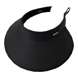 Bella黑胶防晒帽子女夏季户外大檐空顶遮阳帽度假防紫外线太阳帽