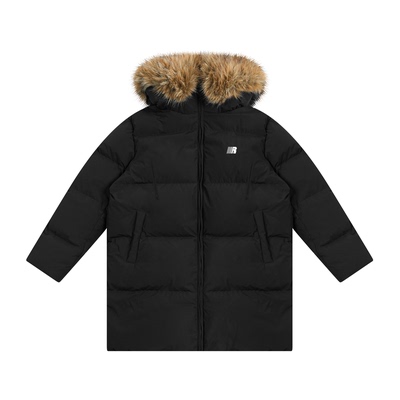 FDR官方店毛领中长款羽绒服