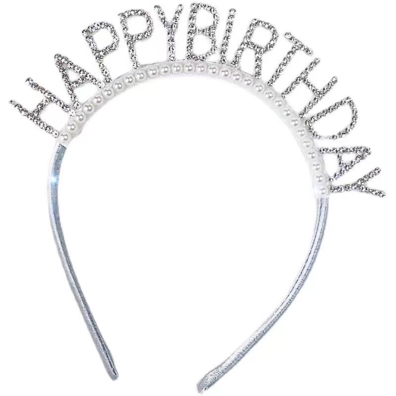 钻石生日帽子英文happybirthday