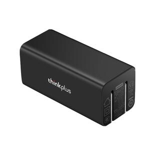 联想thinkplus 45W口红电源Type-c笔记本电源便携适配器电脑USB-C快充pd3.0充电器折叠插头充电线商务
