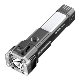 强光超亮多功能手电筒户外便携车载随身应急逃生爆破锤安全带割刀