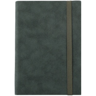 A5高颜值软皮面笔记本本子商务会议工作记录羊巴皮加厚读书本子2025年新款简约ins风手账本文艺精致定制刻字