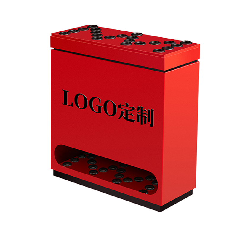俱乐部金属独牙公杆放杆架球房球杆收纳展示柜多孔落地式桌球杆架
