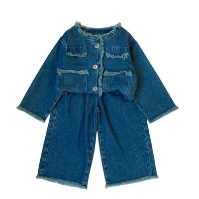 两件套小香风宝宝牛仔