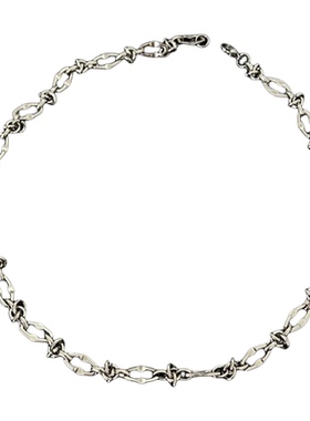 钛钢项链不掉色男生潮牌街头嘻哈小众设计高级感锁骨链配饰男颈链