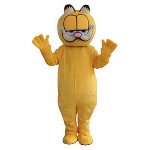 龙猫人偶服装cos道具可爱行走卡通头套黑猫演出玩偶服加菲猫衣服