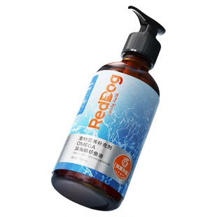 红狗深海鱼油猫用深海磷虾鱼油卵磷脂缅因猫波斯猫养肤美毛223ml