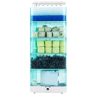 乌龟缸过滤器低水位鱼缸净水器养龟小型系统专用缸龟缸水泵盒轻音