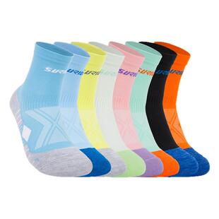 SURIDA/速力达多功能运动袜透气速干男女中筒跑步袜加厚毛巾底
