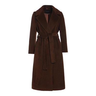 3期免息-乔万尼2025新款羊毛大衣外套女秋冬复古高级感ET4A879807