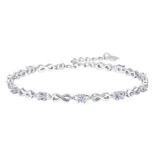 999纯银幸运兔子手链女款足银手镯轻奢精致生日情人节礼物送女友