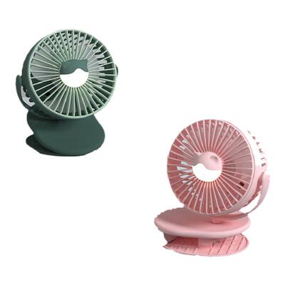 便携桌面电风扇夹子式学生大风力