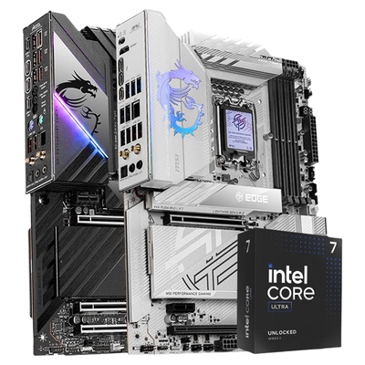 英特尔270k微星B860主板CPU套装