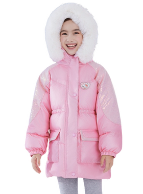 hellokitty中长款加厚羽绒服