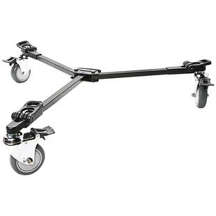 百诺DL06/08滑轮专业摄像机三脚架底座滚轮三角架BV6脚轮微电影地轮 脚架的轮子 单反相机支架万向轮 脚架轮