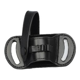 64/77/54牛皮半包式手枪套腰部隐藏简易款保护包防抢弹夹套快拔套