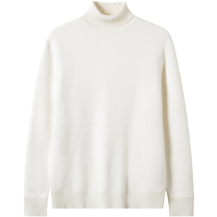 CAKUNTA 精致老钱风/防缩工艺抗起球晴纶内里加绒打底衫 高领毛衣