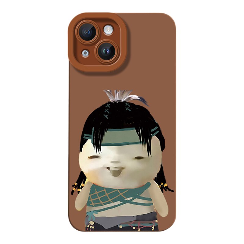 华为PURA80动漫iPhone17手机壳软华为NOVA15瞳眼ins风苹果16Plus适用14ProMax抽象发带胡巴版燕云一加13T创意
