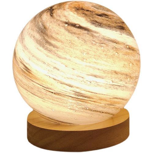 星球台灯创意星空小夜灯卧室床头睡眠装饰房间氛围月球掌上星河灯