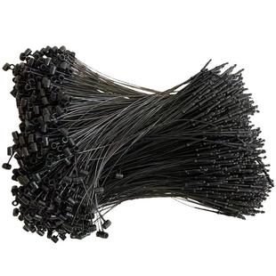 手穿针子母扣吊牌挂绳细扎带鸡蛋标签线卡扣衣服装胶针一次性塑料