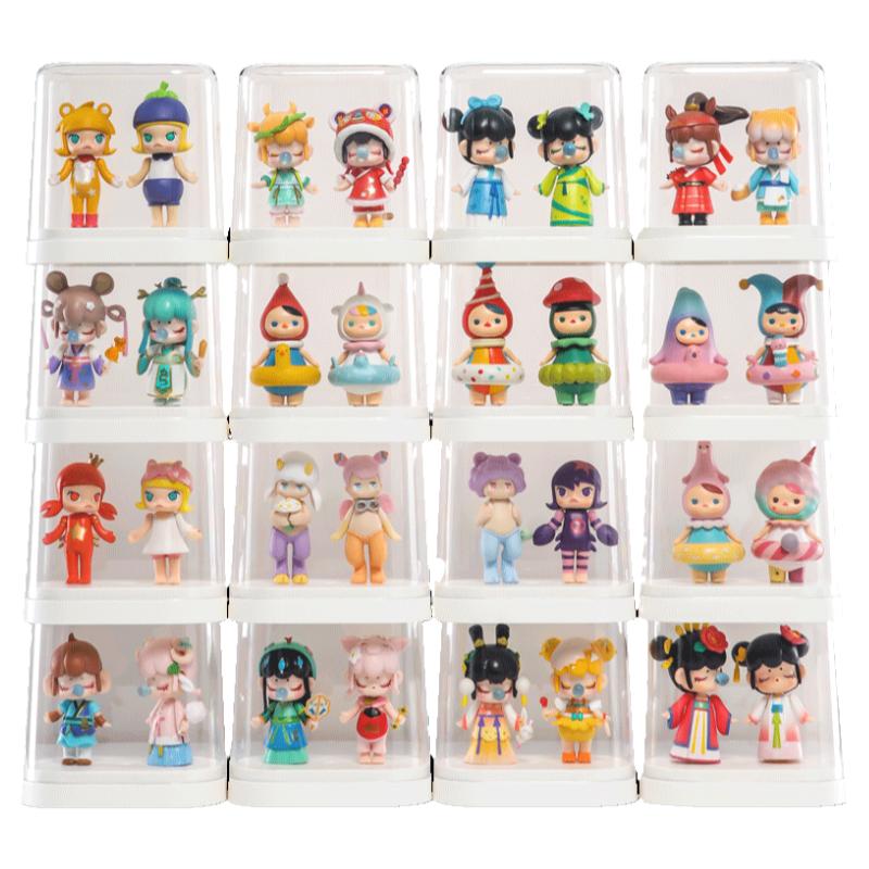 盲盒收纳展示架透明防尘亚克力柜子乐高玩具模型手办泡泡玛特