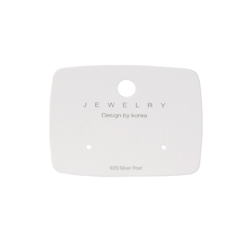 加厚耳环原创耳钉耳饰卡片高档饰品发夹项链卡纸标签吊牌包装纸卡