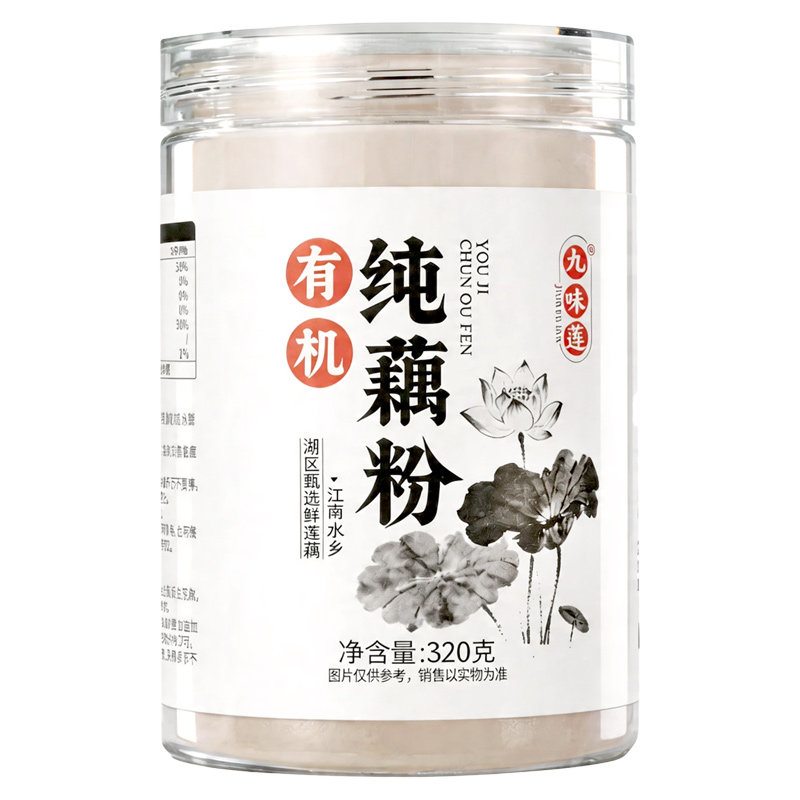 九味莲正宗洪湖有机纯藕粉无糖