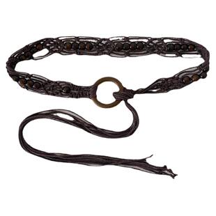 复古个性编织麻绳腰带女高级感装饰配牛仔裤衬衫夏季百搭腰封女士