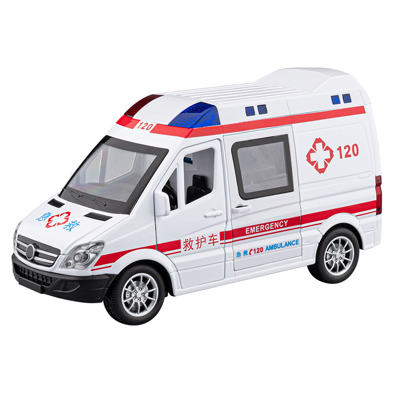 大号救护车玩具男孩女孩合金模型