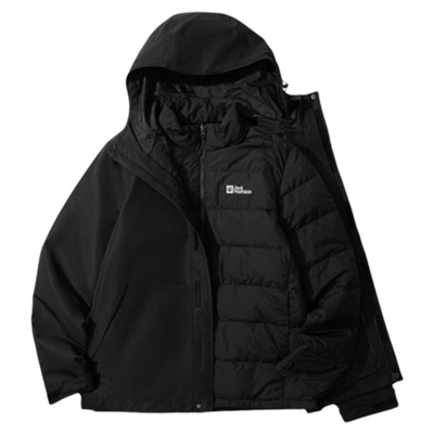 狼爪情侣防水600蓬鹅绒三合一