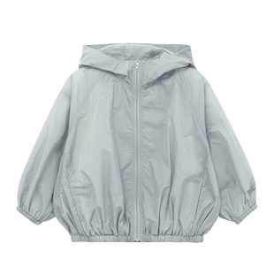 砚台家女童防晒衣轻薄2026新款春夏儿童薄款宝宝防紫外线连帽外套