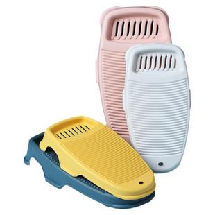 搓衣板洗衣盆一体家用加厚新式小号懒人搓衣神器折叠脸盆惩罚男友