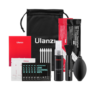 Ulanzi优篮子CO72 十合一相机清洁套装清理灰尘工具佳能尼康索尼传感器清理刷微单反擦镜纸气吹cmos清洁棒