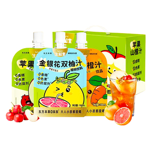 生和堂金银花双柚汁100ml无添加清火健康儿童果汁饮品独立小包装