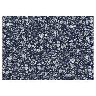 日本进口hokkoh80支盐缩纯棉面料手工舒适衬衫连衣裙布料繁花细语