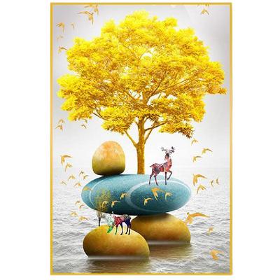 电表箱装饰画液压款竖版大尺寸