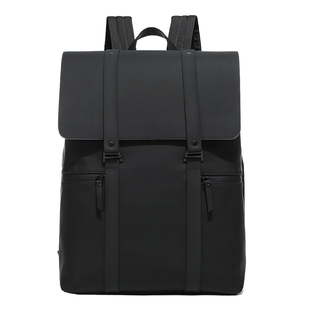 TNT电脑双肩包男皮质新款户外通勤大容量书包男士旅行商务背包女