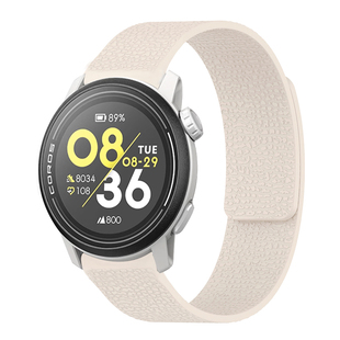 适用高驰适用COROS PACE4表带pace3手表PACE Pro荔枝纹磁吸硅胶腕表带pace2运动APEX4男新款2Pro智能透气秋