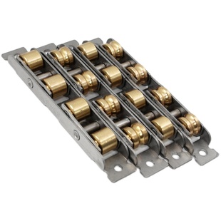 塑钢推拉窗户滑轮不锈钢铜平轮槽轮塑料移门移窗轮子玻璃门窗配件