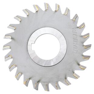 镶合金YG密齿三面刃铣刀YGW2YT非标定制125-150焊接钨钢圆盘铣刀