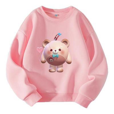 NASA联名蛋仔派对秋冬装加绒加厚中大童卫衣纯棉长袖男女孩童上衣