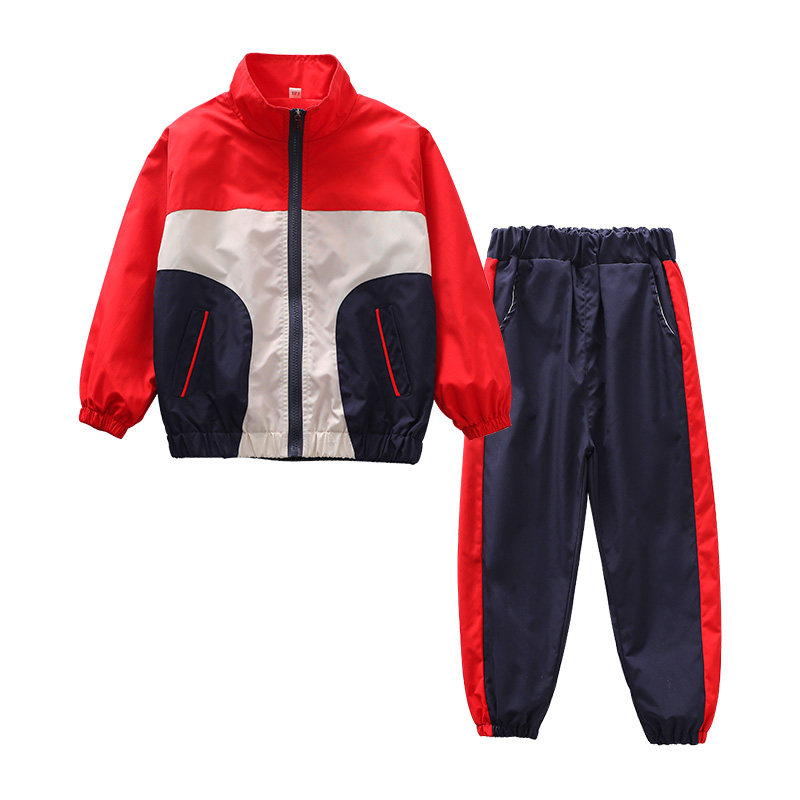 小学生校服春秋薄款冲锋衣套