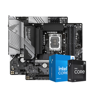英特尔 I5 12490F 13400F 14490F盒装 搭 技嘉B760M 主板cpu套装