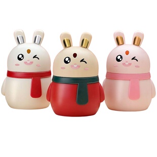 小兔子牙签筒创意自动牙签盒家用卡通可爱按压式牙签牙签瓶收纳