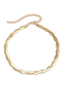 扁蛇链交叉项链女简约insins潮