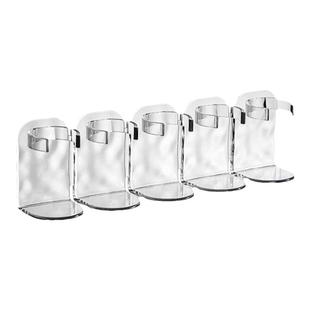 冰川纹洗面奶收纳架浴室镜柜联排置物架牙膏架轻奢化妆护肤品挂架