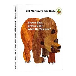 Brown bear 棕熊 Eric Carle 艾瑞卡尔 The Very Hungry Caterpillar 袋鼠也有妈妈吗 Spider 从头到脚 吴敏兰书单 英文原版绘本