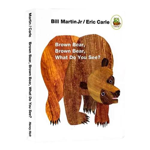 Brown bear 棕熊 Eric Carle 艾瑞卡尔 The Very Hungry Caterpillar 袋鼠也有妈妈吗 Spider 从头到脚 吴敏兰书单 英文原版绘本